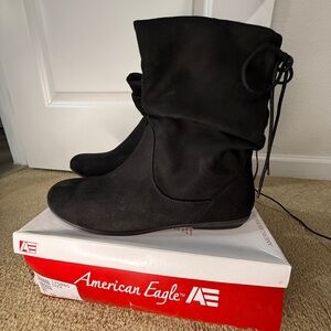 American Eagle Outfitters Women's Black Ankle Booties